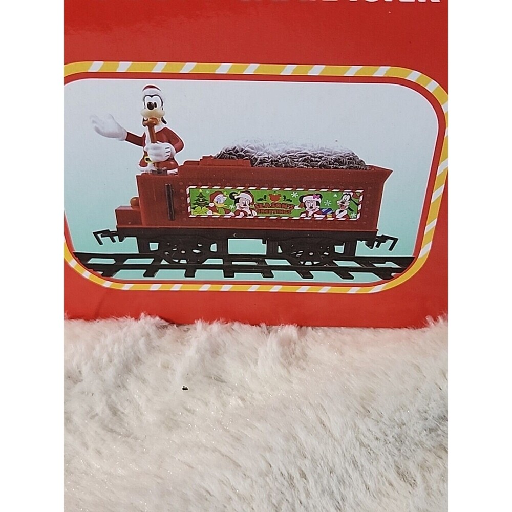 Disney Train Goofy Coal Car #1 Mickey‎ Holiday Express NO TRACK 3D in Box Toy